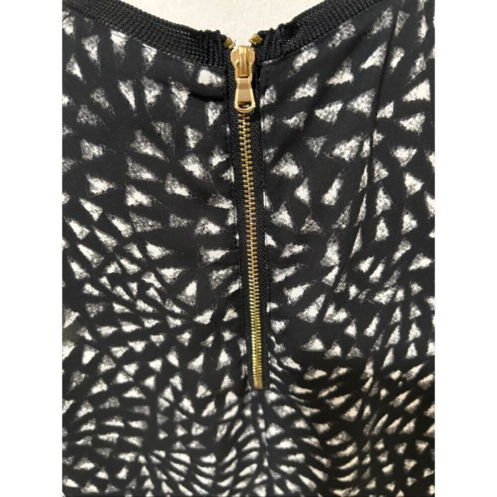 Mossimo Womens Tank Top, Black and White, XL, Geometric Print - Picture 6 of 6
